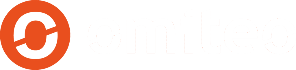 White omiteo logo