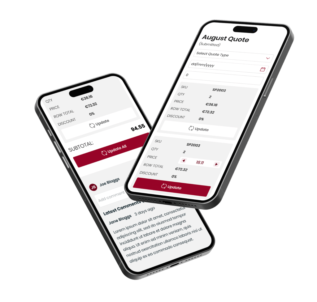 Apex quoting feature on mobile phones
